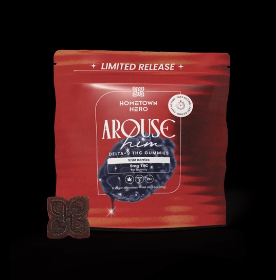 AROUSE HER/HIM 40MG THC 8PK GUMMY / Him - Wild Berries 5mgTHC